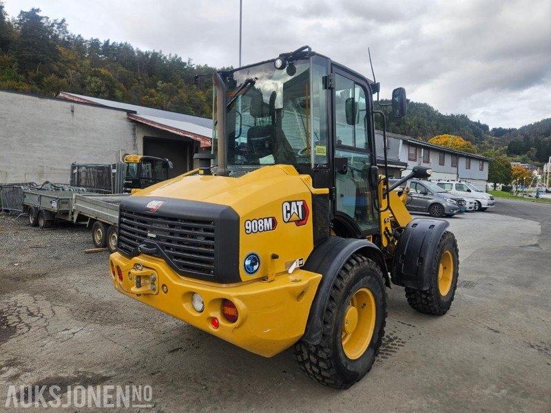 2020 Cat 908M 1.3m3 Skuffe. Pallegaffel - Radlader: das Bild 5 2020 Cat 908M 1.3m3 Skuffe. Pallegaffel - Radlader: das Bild 5