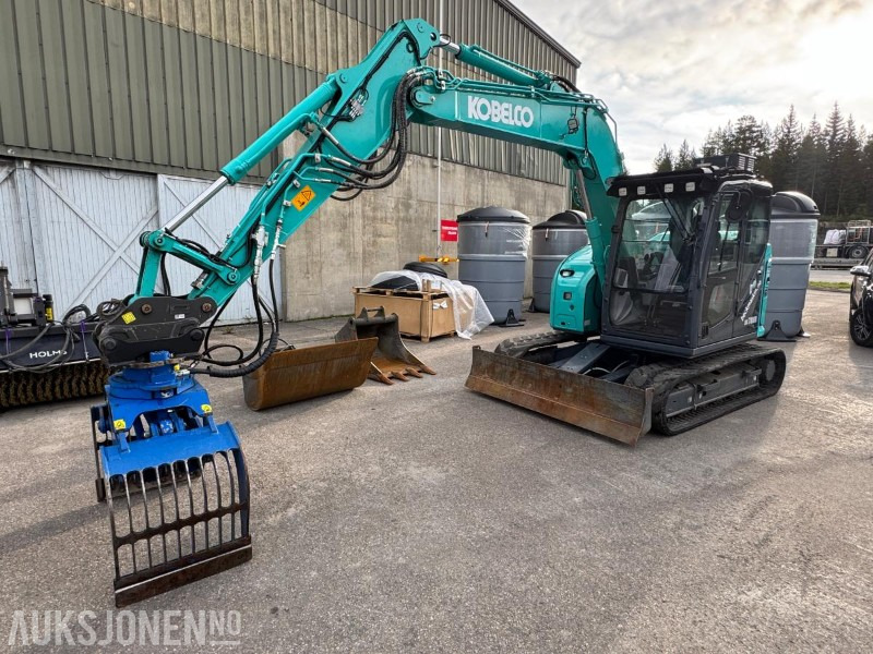 2020 Kobelco SK75SR-7 GRAVEMASKIN MED 2 SKUFFER OG SORTERINGSKLYPE - Bagger: das Bild 3 2020 Kobelco SK75SR-7 GRAVEMASKIN MED 2 SKUFFER OG SORTERINGSKLYPE - Bagger: das Bild 3