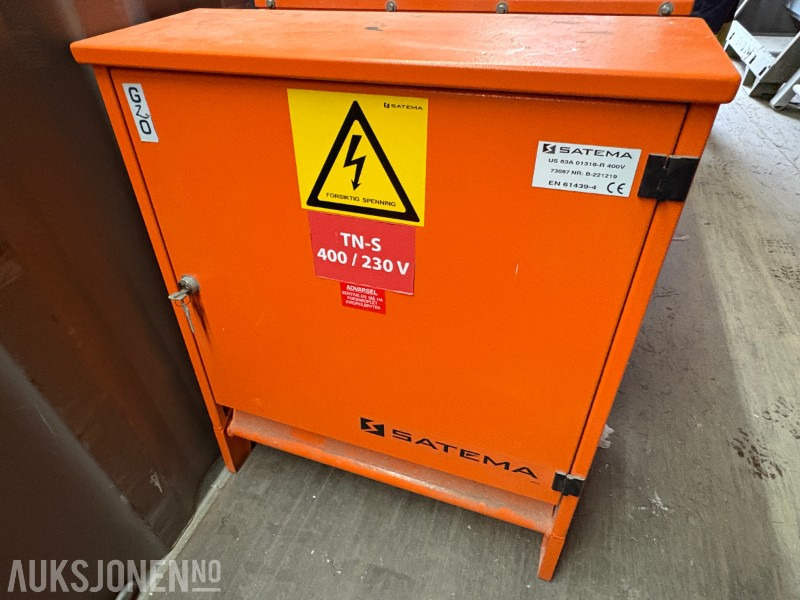 2022 Byggestrømskap Satema 63A 400/230V - 3 stk - Baugeräte: das Bild 2 2022 Byggestrømskap Satema 63A 400/230V - 3 stk - Baugeräte: das Bild 2