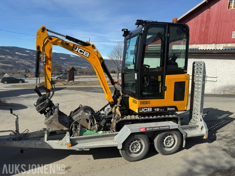 2024 JCB 19 C-1 MINIGRAVER, 3 SKUFFER, PIGGHAMMER, MASKINHENGER, KUN 200 TIMER, UTVIDET GARANTI - Minibagger: das Bild 1 2024 JCB 19 C-1 MINIGRAVER, 3 SKUFFER, PIGGHAMMER, MASKINHENGER, KUN 200 TIMER, UTVIDET GARANTI - Minibagger: das Bild 1