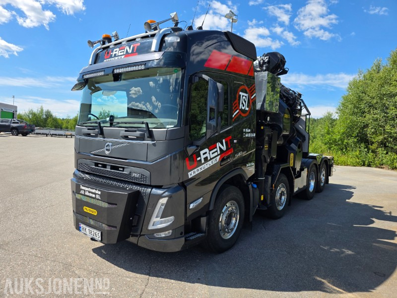 2024 Volvo FM 540 8X2 kranbil 165 tm med vinsj lasteflak elpumpe/el aggregat - Autokran: das Bild 1 2024 Volvo FM 540 8X2 kranbil 165 tm med vinsj lasteflak elpumpe/el aggregat - Autokran: das Bild 1