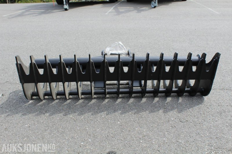 Rake for 1 til 2 tonn maskin - 1200 mm - S30 - Anbauteil für Baumaschine: das Bild 3 Rake for 1 til 2 tonn maskin - 1200 mm - S30 - Anbauteil für Baumaschine: das Bild 3