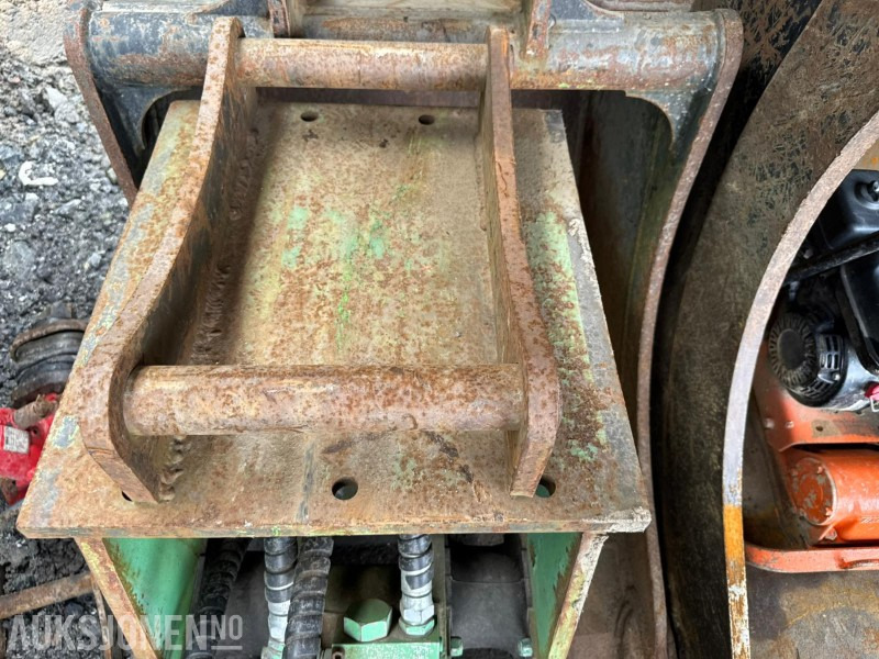 Anbauteil für Baumaschine Vibroplate / markvibrator med S50-feste til gravemaskin: das Bild 6