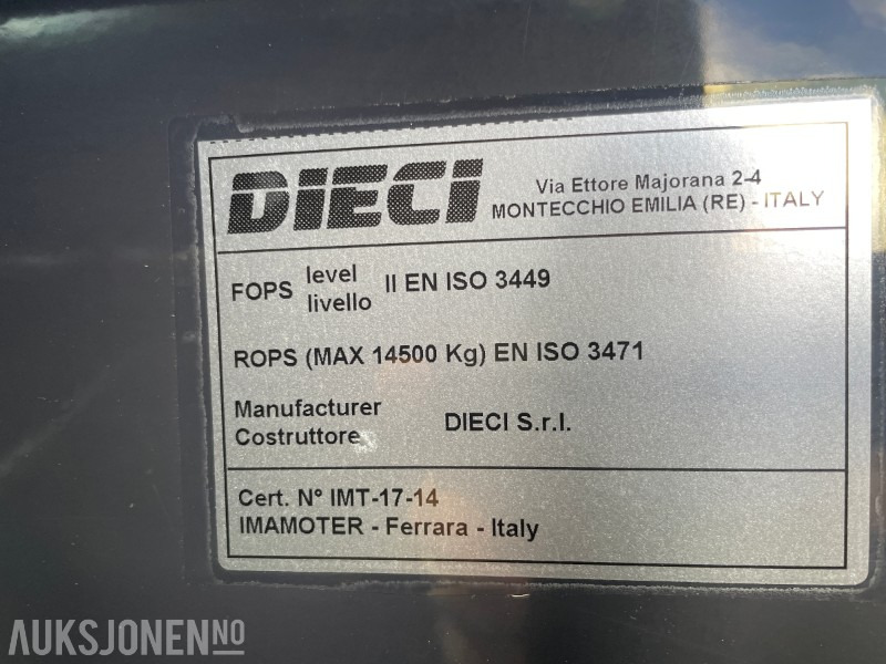 Teleskoplader Dieci Icarus 40.17 Hydr støtteben/pll gaffel skuffe: das Bild 18