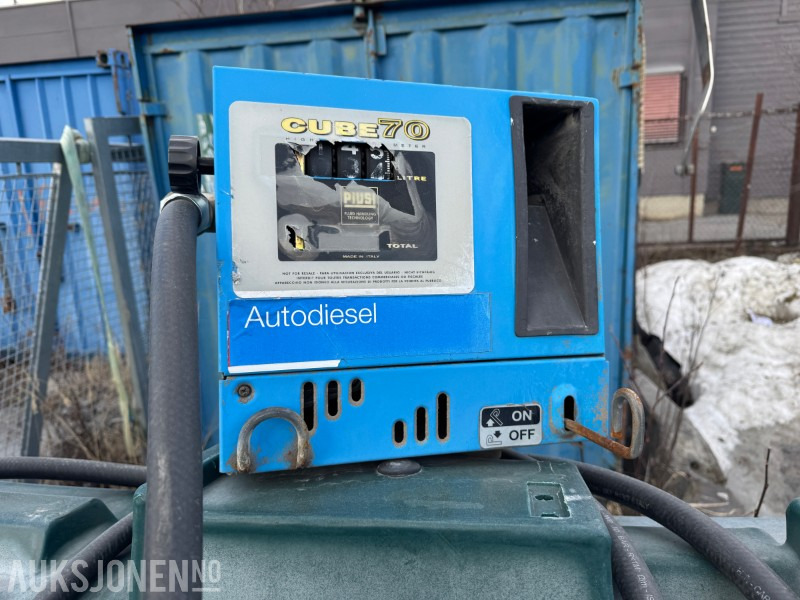 Dieseltank 2500 liter med 230 volt pumpe - Baugeräte: das Bild 2 Dieseltank 2500 liter med 230 volt pumpe - Baugeräte: das Bild 2