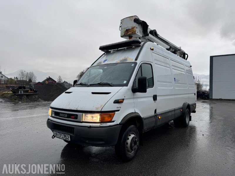 2005 Iveco Daily, Liftbil - UniJet - HPT 65C15, 230.604 km - Nifty lift - VM 140 med personkorg - Sertifisert lift til juni 2026 - Kommunal-/ Sonderfahrzeug: das Bild 1 2005 Iveco Daily, Liftbil - UniJet - HPT 65C15, 230.604 km - Nifty lift - VM 140 med personkorg - Sertifisert lift til juni 2026 - Kommunal-/ Sonderfahrzeug: das Bild 1