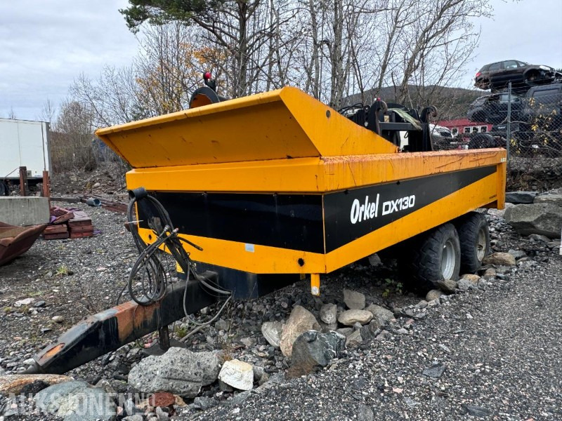 2014 Orkel Dumperhenger / traktorhenger DX130 - Maks nyttelast 13.290 kg - Landmaschine: das Bild 1 2014 Orkel Dumperhenger / traktorhenger DX130 - Maks nyttelast 13.290 kg - Landmaschine: das Bild 1