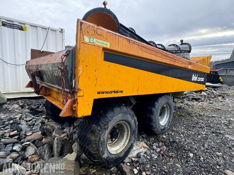 2014 Orkel Dumperhenger / traktorhenger DX130 - Maks nyttelast 13.290 kg - Landmaschine: das Bild 4 2014 Orkel Dumperhenger / traktorhenger DX130 - Maks nyttelast 13.290 kg - Landmaschine: das Bild 4