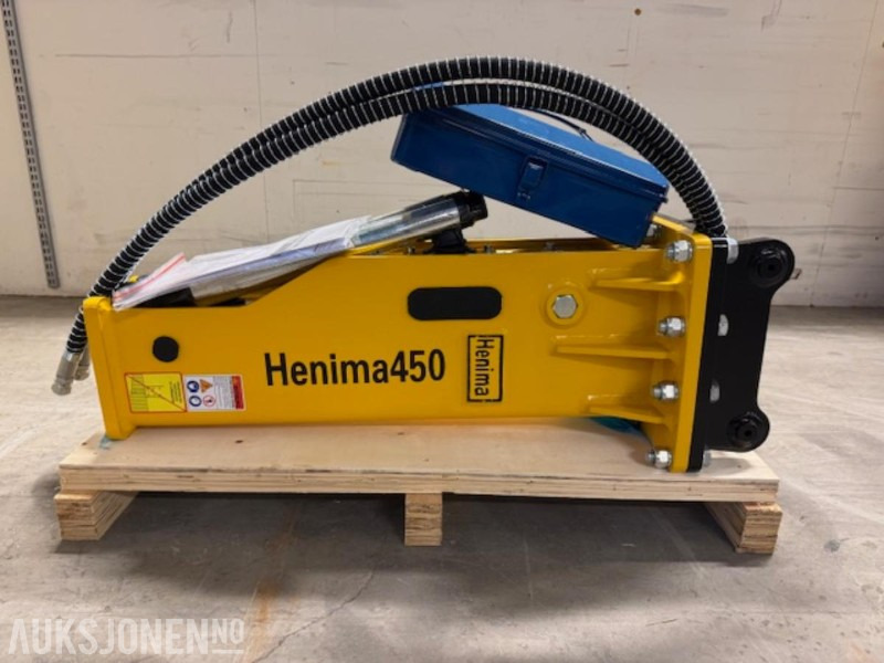 NY HENIMA 450 PIGGHAMMER TIL 1,2-3 TONNS GRAVEMASKIN S30 M/GARANTI - Hydraulikhammer: das Bild 1 NY HENIMA 450 PIGGHAMMER TIL 1,2-3 TONNS GRAVEMASKIN S30 M/GARANTI - Hydraulikhammer: das Bild 1