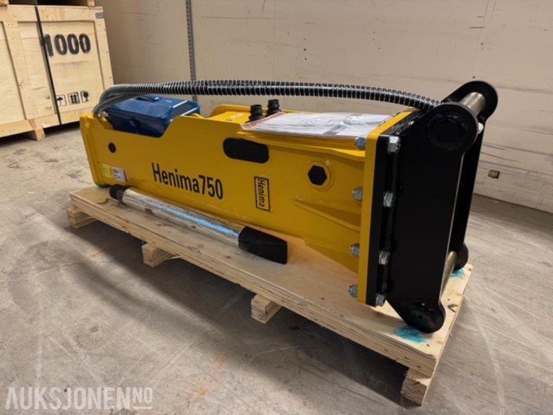 NY HENIMA PIGGHAMMER TIL 6-9 TONNS GRAVEMASKIN S50 M/GARANTI - Hydraulikhammer für Baumaschine: das Bild 2 NY HENIMA PIGGHAMMER TIL 6-9 TONNS GRAVEMASKIN S50 M/GARANTI - Hydraulikhammer für Baumaschine: das Bild 2