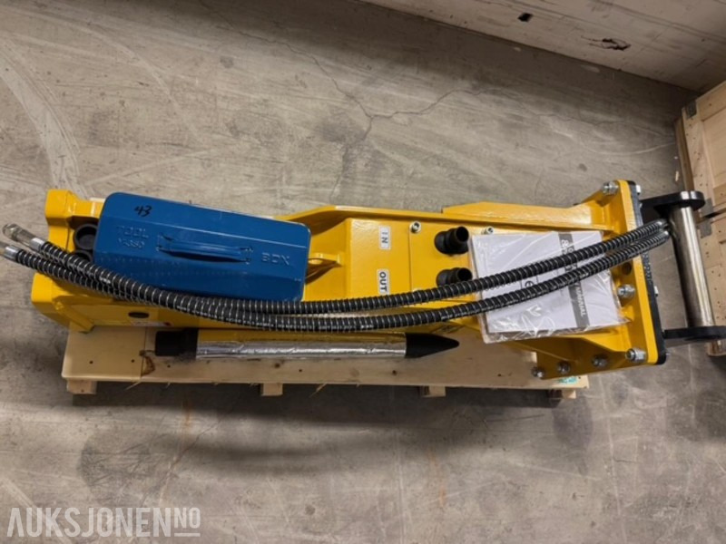 NY HENIMA PIGGHAMMER TIL 6-9 TONNS GRAVEMASKIN S50 M/GARANTI - Hydraulikhammer für Baumaschine: das Bild 4 NY HENIMA PIGGHAMMER TIL 6-9 TONNS GRAVEMASKIN S50 M/GARANTI - Hydraulikhammer für Baumaschine: das Bild 4