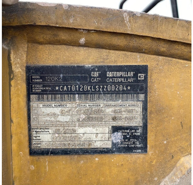 Caterpillar 120K2 UG20K - Grader: das Bild 2 Caterpillar 120K2 UG20K - Grader: das Bild 2