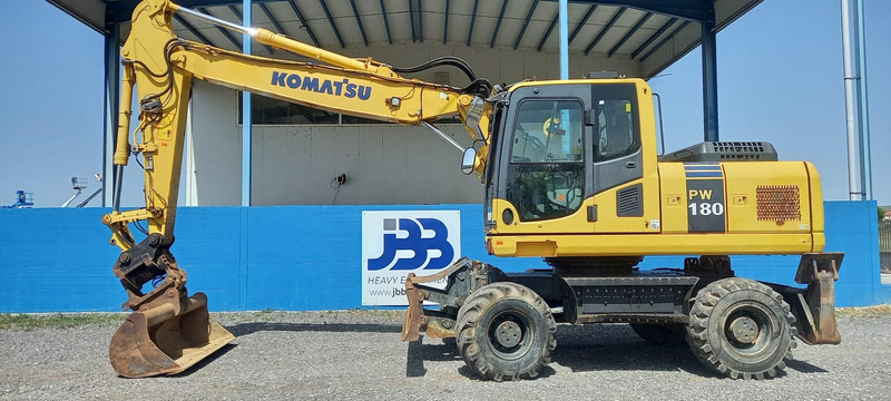 Komatsu PW180-7EO - Mobilbagger: das Bild 1 Komatsu PW180-7EO - Mobilbagger: das Bild 1