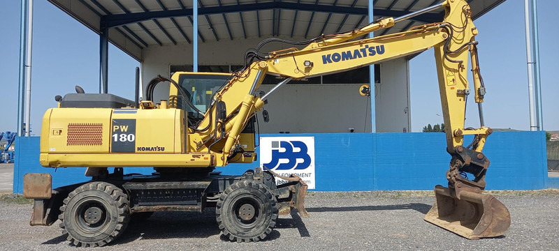 Komatsu PW180-7EO - Mobilbagger: das Bild 3 Komatsu PW180-7EO - Mobilbagger: das Bild 3