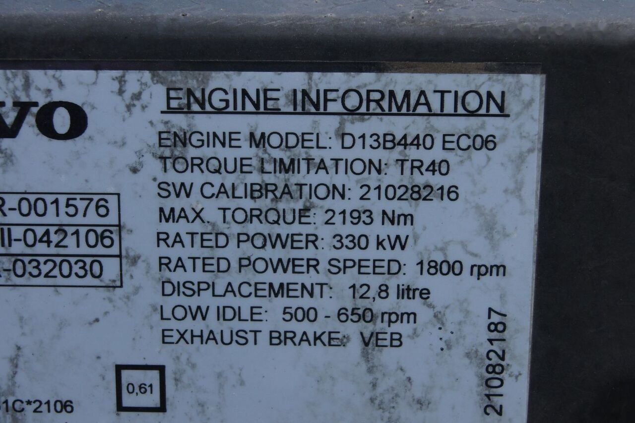 Volvo D13B 440 E4 EGR Volvo FH 13 - Motor für LKW: das Bild 4 Volvo D13B 440 E4 EGR Volvo FH 13 - Motor für LKW: das Bild 4