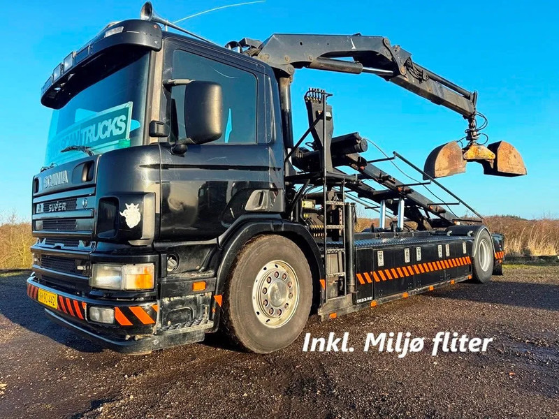 Scania P94-260 Palfinger crane PK 15002. rotor and hydr. for grabbe. - Seil Abrollkipper: das Bild 4 Scania P94-260 Palfinger crane PK 15002. rotor and hydr. for grabbe. - Seil Abrollkipper: das Bild 4