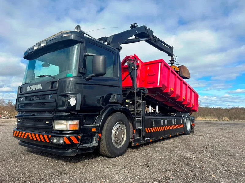 Scania P94-260 Palfinger crane PK 15002. rotor and hydr. for grabbe. - Seil Abrollkipper: das Bild 2 Scania P94-260 Palfinger crane PK 15002. rotor and hydr. for grabbe. - Seil Abrollkipper: das Bild 2