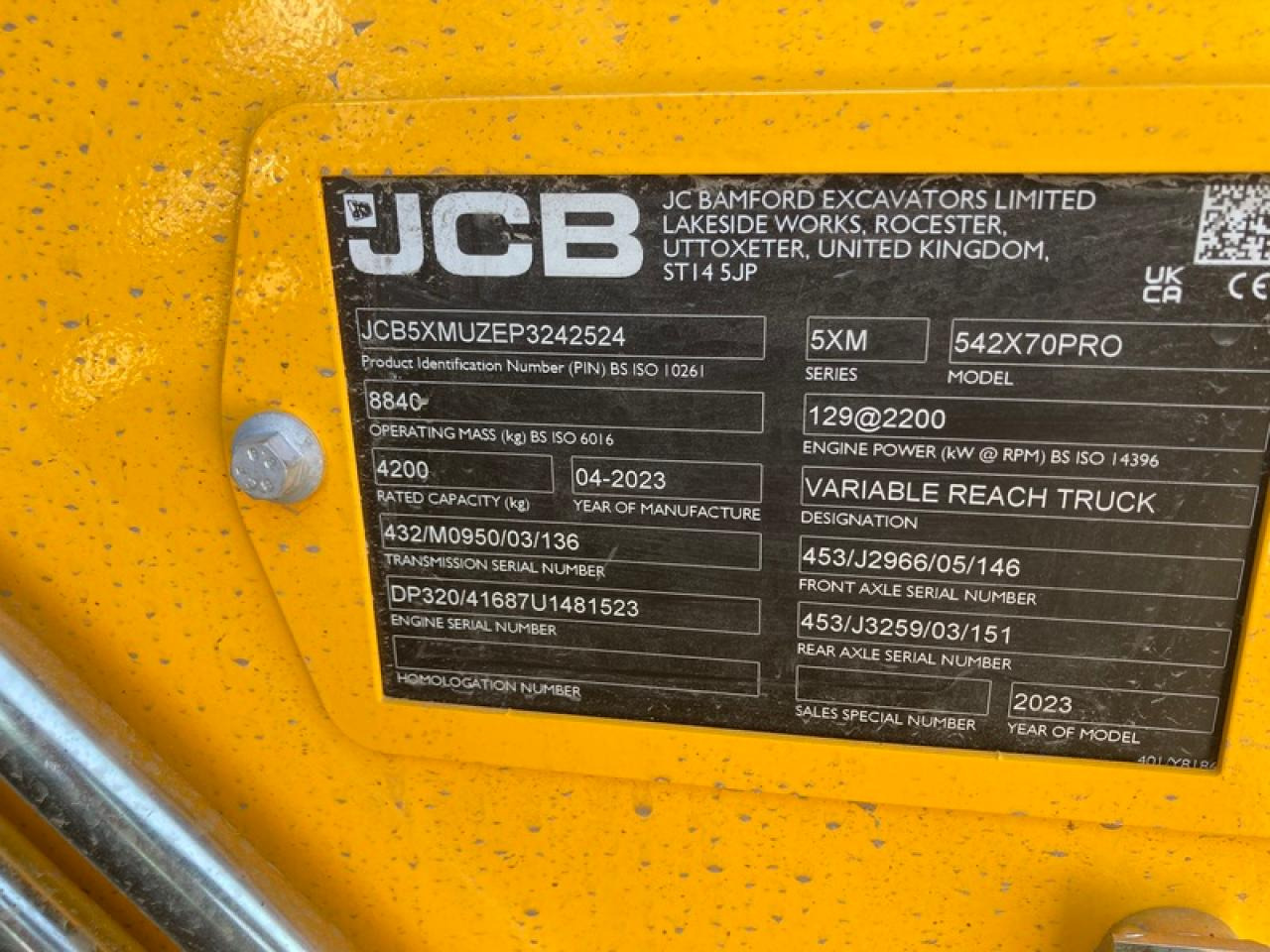 JCB 542-70 AGRI PROAKTION - Teleskoplader: das Bild 5 JCB 542-70 AGRI PROAKTION - Teleskoplader: das Bild 5