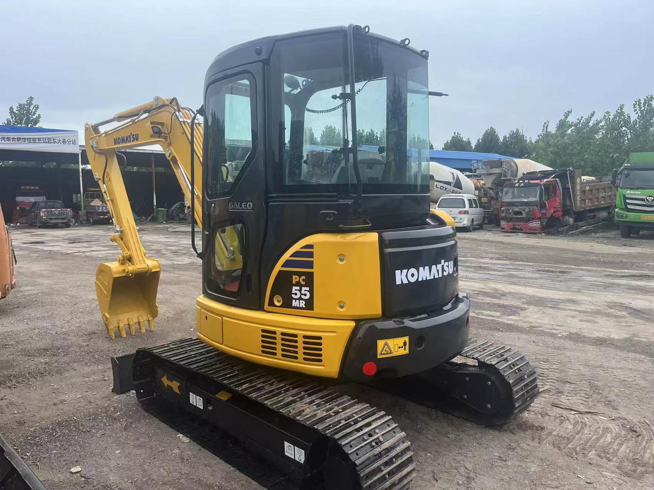 Komatsu PC55mr-3 - Minibagger: das Bild 2 Komatsu PC55mr-3 - Minibagger: das Bild 2
