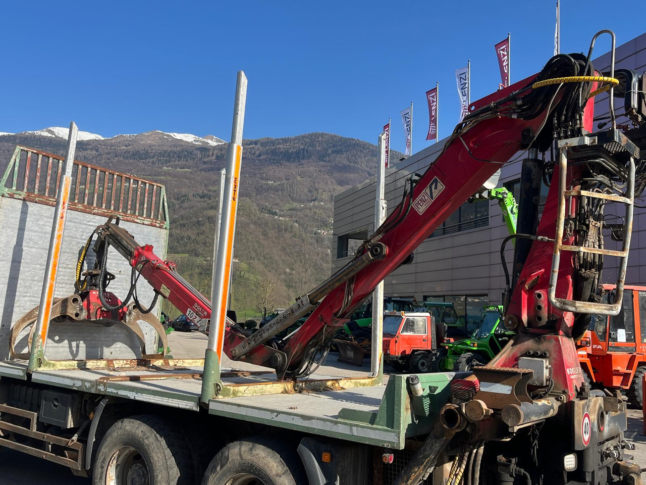 Holztransporter Für die Beförderung von Holz MAN TGS 33.480: das Bild 10