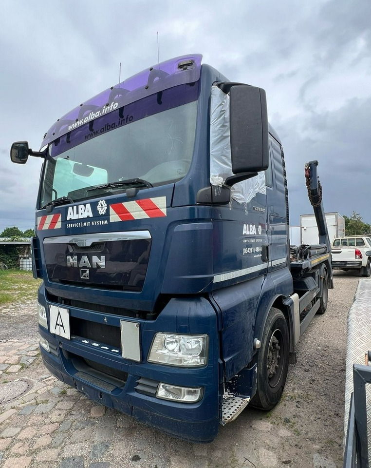MAN Inny MAN Man TGX 18.400 Bramowiec hakowiec Meiler Model 2012 - Absetzkipper: das Bild 1 MAN Inny MAN Man TGX 18.400 Bramowiec hakowiec Meiler Model 2012 - Absetzkipper: das Bild 1