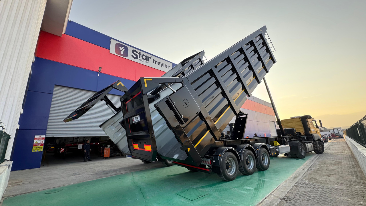 Kipper Auflieger Für die Beförderung von Silo, Zustand - NEU STAR YAGCILAR SY - Tipper scrap: das Bild 11