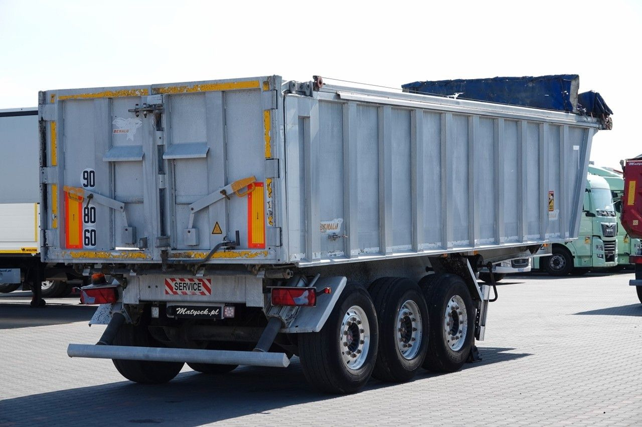 Benalu WYWROTKA / 28 m3 / ALUMINIOWA / OŚ PODNOSZONA / - Kipper Auflieger: das Bild 4 Benalu WYWROTKA / 28 m3 / ALUMINIOWA / OŚ PODNOSZONA / - Kipper Auflieger: das Bild 4