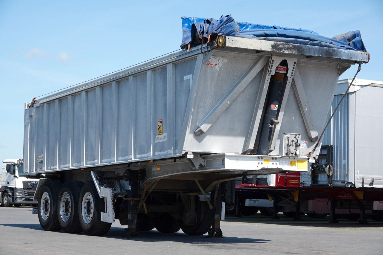 Benalu WYWROTKA / 28 m3 / ALUMINIOWA / OŚ PODNOSZONA / - Kipper Auflieger: das Bild 1 Benalu WYWROTKA / 28 m3 / ALUMINIOWA / OŚ PODNOSZONA / - Kipper Auflieger: das Bild 1