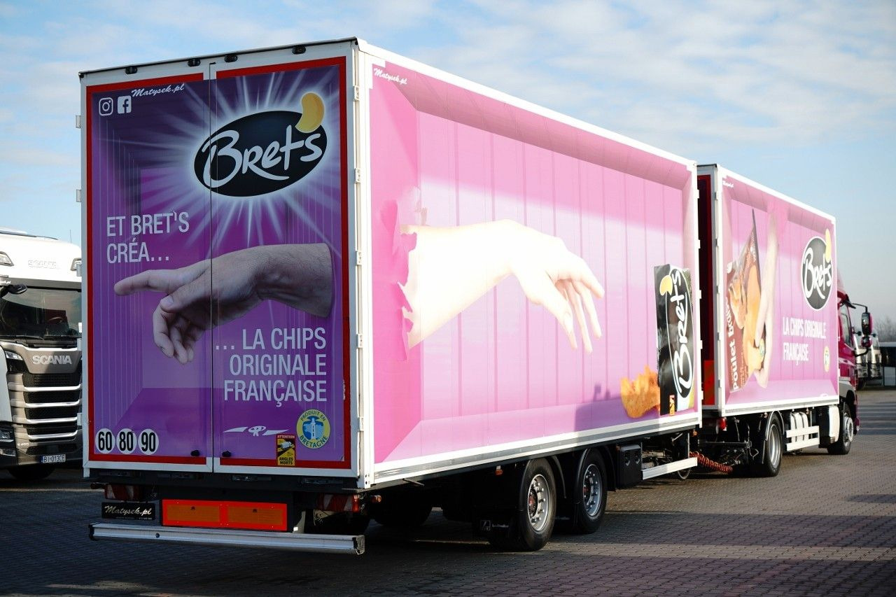 DAF CF 450 / ZESTAW TANDEM / KONTENER / 120 M3 / PR - Koffer LKW: das Bild 3 DAF CF 450 / ZESTAW TANDEM / KONTENER / 120 M3 / PR - Koffer LKW: das Bild 3