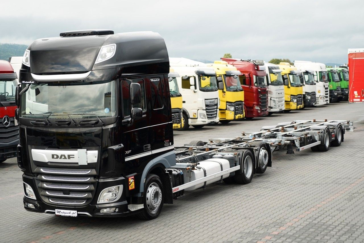 DAF XF 480 / BDF / 6X2 / ZESTAW TANDEM / SSC / I-PA - Containerwagen/ Wechselfahrgestell LKW: das Bild 1 DAF XF 480 / BDF / 6X2 / ZESTAW TANDEM / SSC / I-PA - Containerwagen/ Wechselfahrgestell LKW: das Bild 1