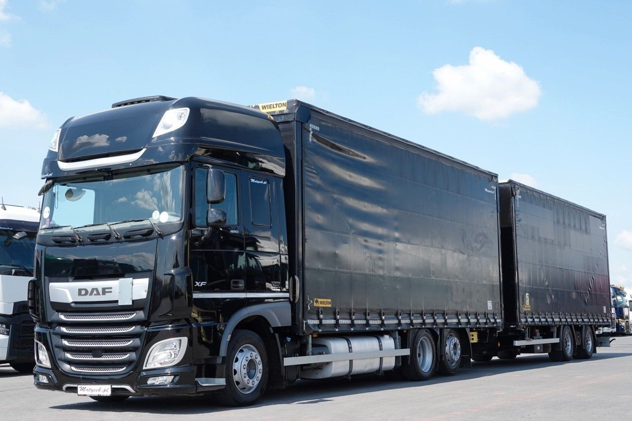 DAF XF 480 / ZESTAW TANDEM / 120 M3 / PRZEJAZDOWY / - Plane LKW: das Bild 4 DAF XF 480 / ZESTAW TANDEM / 120 M3 / PRZEJAZDOWY / - Plane LKW: das Bild 4