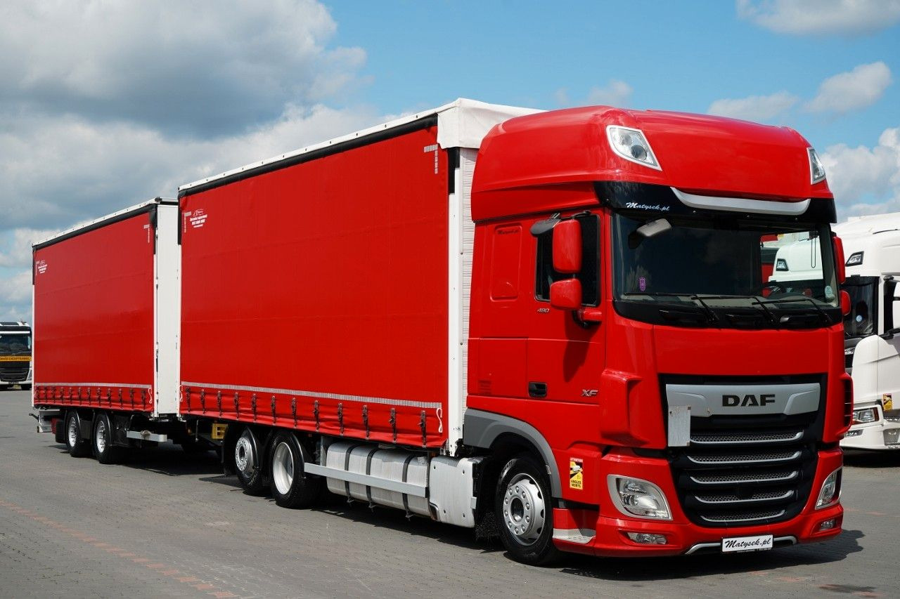 DAF XF 480 / ZESTAW TANDEM 120 M3 / PRZEJAZDOWY / WI - Plane LKW: das Bild 4 DAF XF 480 / ZESTAW TANDEM 120 M3 / PRZEJAZDOWY / WI - Plane LKW: das Bild 4
