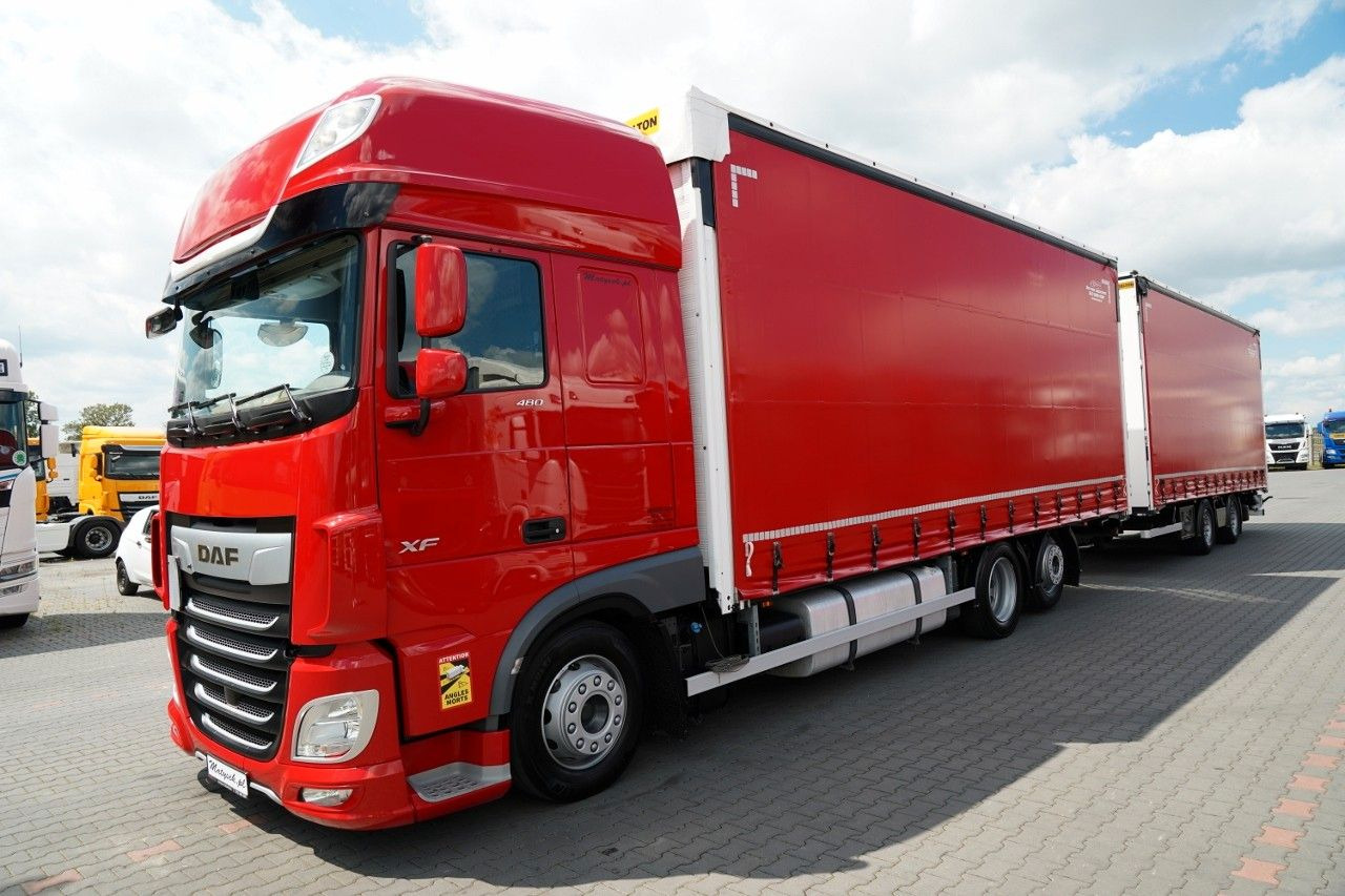 DAF XF 480 / ZESTAW TANDEM 120 M3 / PRZEJAZDOWY / WI - Plane LKW: das Bild 2 DAF XF 480 / ZESTAW TANDEM 120 M3 / PRZEJAZDOWY / WI - Plane LKW: das Bild 2