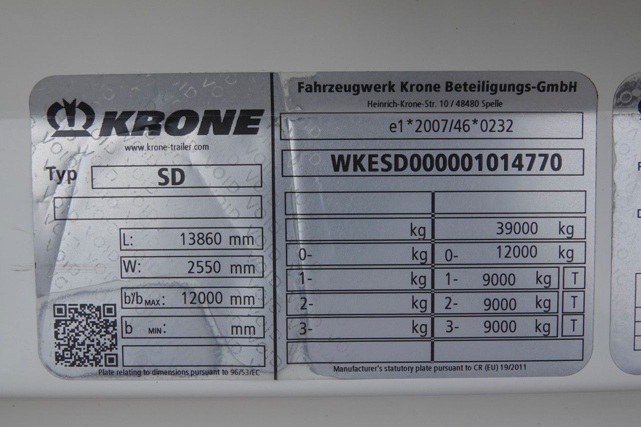 Kühlkoffer Auflieger, Zustand - NEU Krone KONTENER / KOFFER / 2021 ROK / OS PODNOSZONA: das Bild 19