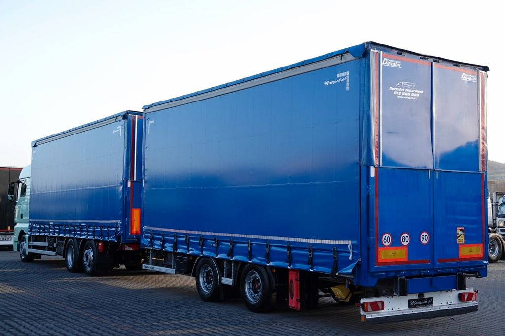 MAN TGX 26.460 / ZESTAW TANDEM PRZEJAZDOWY / 120 M3 - Plane LKW: das Bild 2 MAN TGX 26.460 / ZESTAW TANDEM PRZEJAZDOWY / 120 M3 - Plane LKW: das Bild 2