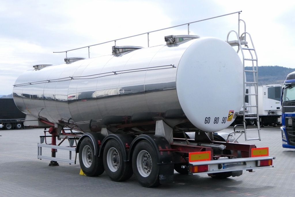 Menci ETA / FOOD LIQUID TANK TRAILER/32000 L/ 4 CHAMBE - Tankauflieger: das Bild 5 Menci ETA / FOOD LIQUID TANK TRAILER/32000 L/ 4 CHAMBE - Tankauflieger: das Bild 5