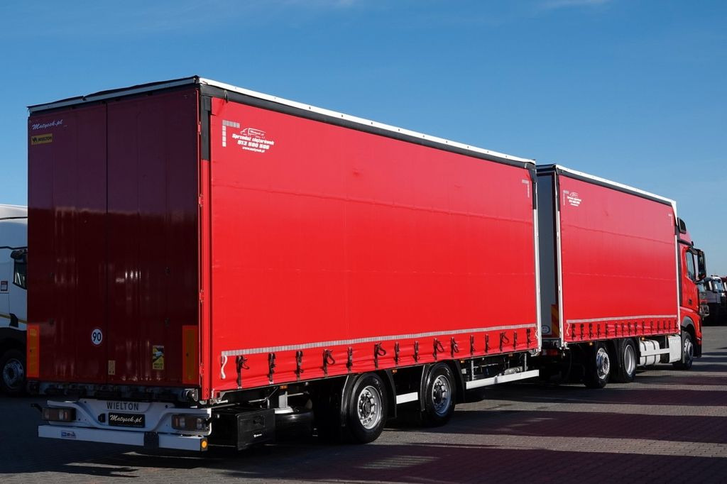 Mercedes-Benz ACTROS 2548 / ZESTAW TANDEM 120 M3 / PRZEJAZDOWY - Plane LKW: das Bild 3 Mercedes-Benz ACTROS 2548 / ZESTAW TANDEM 120 M3 / PRZEJAZDOWY - Plane LKW: das Bild 3