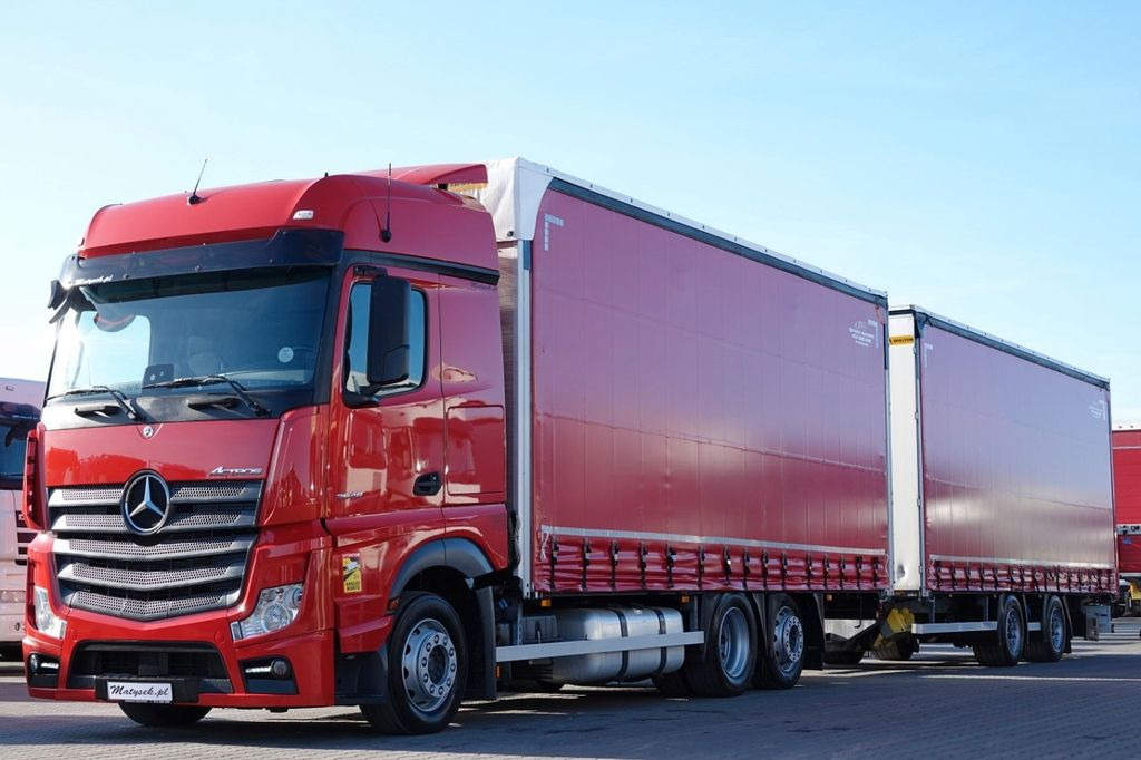 Mercedes-Benz ACTROS 2548 / ZESTAW TANDEM 120 M3 / PRZEJAZDOWY - Plane LKW: das Bild 1 Mercedes-Benz ACTROS 2548 / ZESTAW TANDEM 120 M3 / PRZEJAZDOWY - Plane LKW: das Bild 1