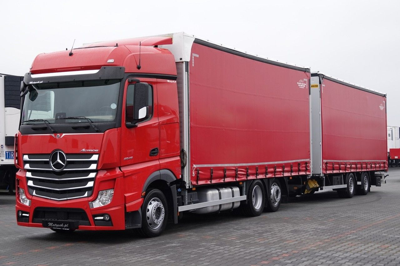Mercedes-Benz ACTROS 2548 / ZESTAW TANDEM 120 M3 / PRZEJAZDOWY - Plane LKW: das Bild 5 Mercedes-Benz ACTROS 2548 / ZESTAW TANDEM 120 M3 / PRZEJAZDOWY - Plane LKW: das Bild 5