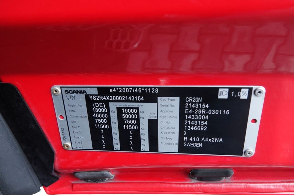 Sattelzugmaschine Scania R 410 / RETARDER / NISKA KABINA / NEXT GEN / PO: das Bild 18