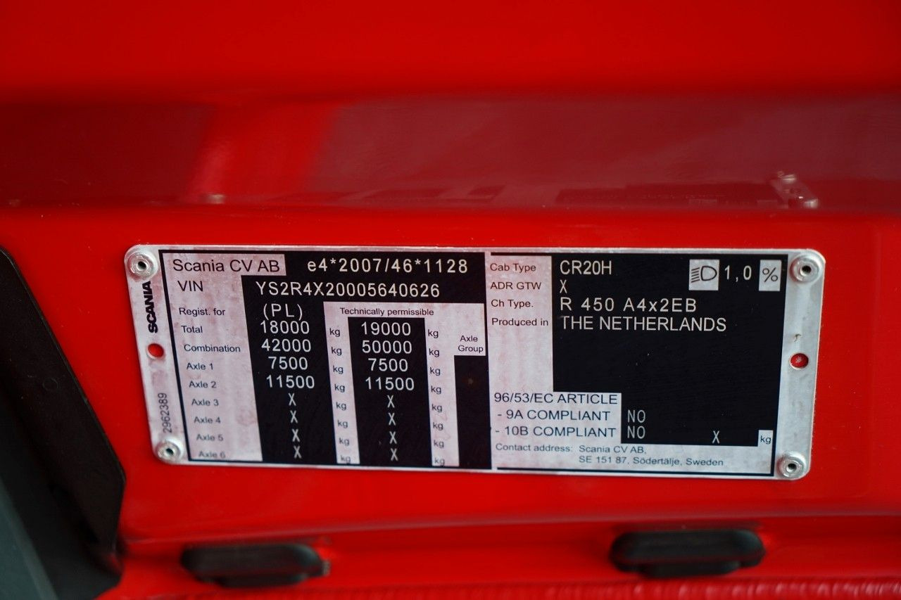 Sattelzugmaschine Scania R 450 / MEGA / LOWDECK / 2021 ROK / PO KONTRAKC: das Bild 18