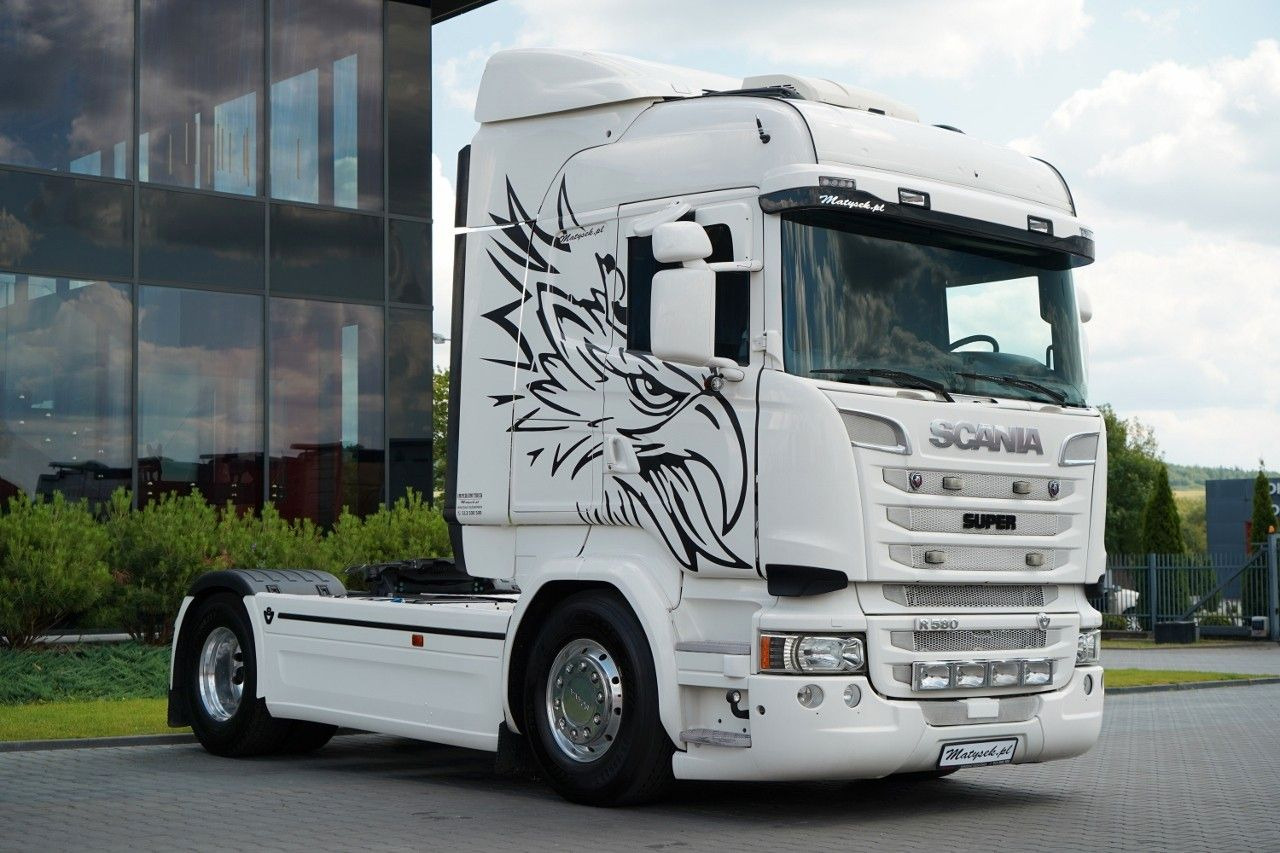 Scania R 580 / V8 / RETARDER / CAŁA NA PODUSZKACH - Sattelzugmaschine: das Bild 1 Scania R 580 / V8 / RETARDER / CAŁA NA PODUSZKACH - Sattelzugmaschine: das Bild 1