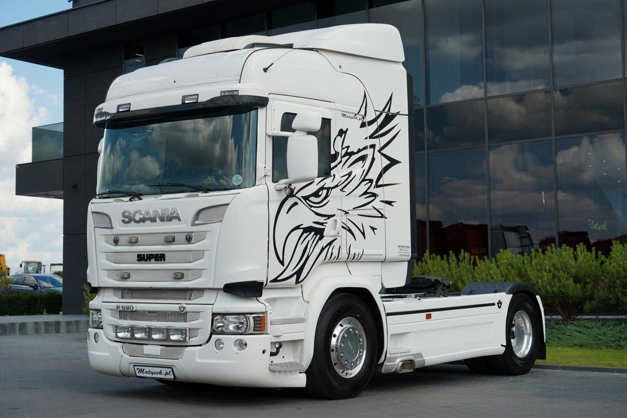 Scania R 580 / V8 / RETARDER / CAŁA NA PODUSZKACH - Sattelzugmaschine: das Bild 2 Scania R 580 / V8 / RETARDER / CAŁA NA PODUSZKACH - Sattelzugmaschine: das Bild 2