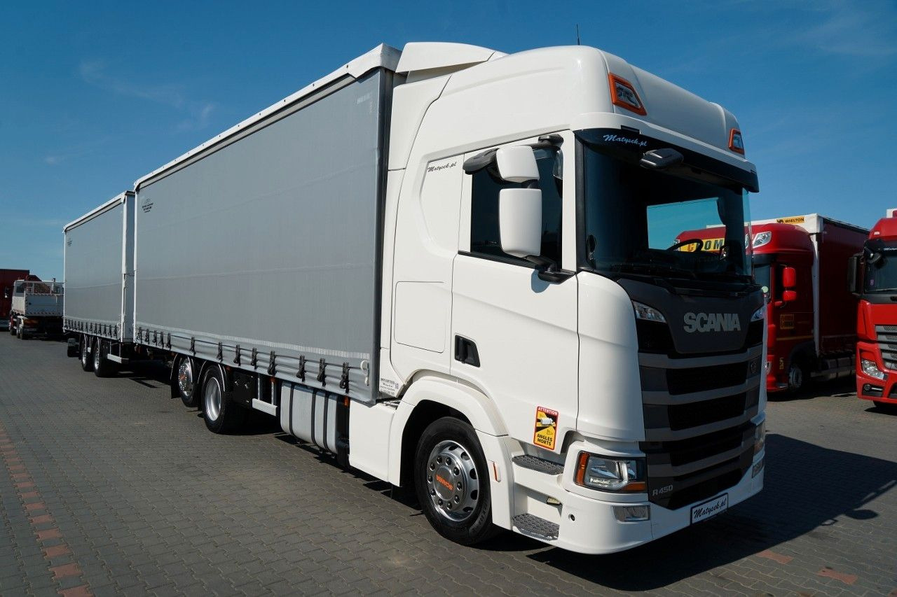 Scania R 450 / ZESTAW TANDEM 120 M3 / PRZEJAZDOWY / OŚ - Plane LKW: das Bild 5 Scania R 450 / ZESTAW TANDEM 120 M3 / PRZEJAZDOWY / OŚ - Plane LKW: das Bild 5