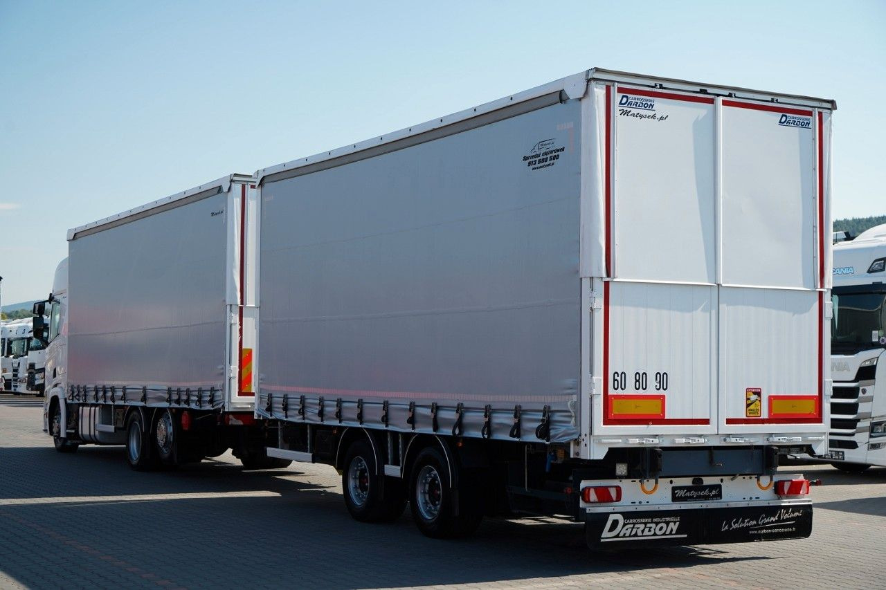 Scania R 450 / ZESTAW TANDEM 120 M3 / PRZEJAZDOWY / OŚ - Plane LKW: das Bild 3 Scania R 450 / ZESTAW TANDEM 120 M3 / PRZEJAZDOWY / OŚ - Plane LKW: das Bild 3