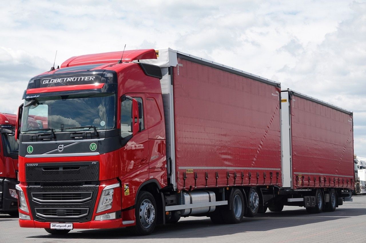 Volvo FH 460 / ZESTAW TANDEM 120 M3 / I-PARK COOL - Plane LKW: das Bild 2 Volvo FH 460 / ZESTAW TANDEM 120 M3 / I-PARK COOL - Plane LKW: das Bild 2
