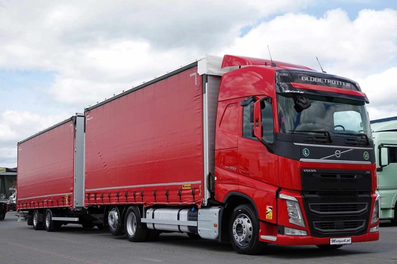 Volvo FH 460 / ZESTAW TANDEM 120 M3 / I-PARK COOL - Plane LKW: das Bild 1 Volvo FH 460 / ZESTAW TANDEM 120 M3 / I-PARK COOL - Plane LKW: das Bild 1