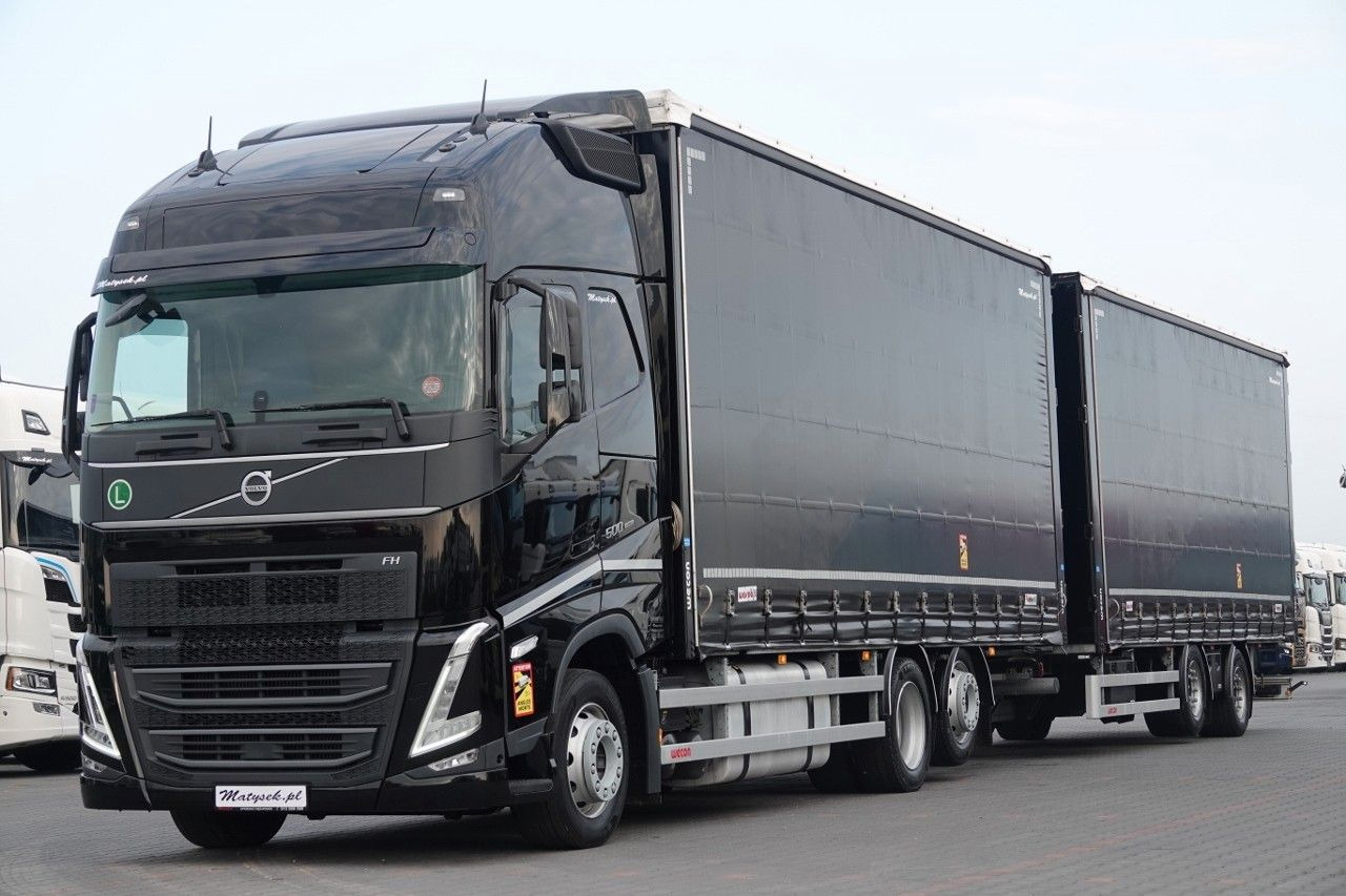 Volvo FH 500 / I-SAVE / XL / ZESTAW TANDEM PRZEJAZDOWY - Plane LKW: das Bild 1 Volvo FH 500 / I-SAVE / XL / ZESTAW TANDEM PRZEJAZDOWY - Plane LKW: das Bild 1