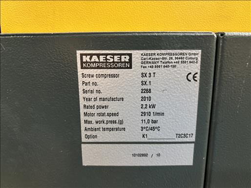 Kaeser SX3T Air compressor - Lebensmittelmaschine: das Bild 5 Kaeser SX3T Air compressor - Lebensmittelmaschine: das Bild 5