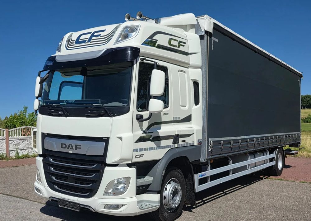 DAF CF290 / CF320 / FIRANKA / WINDA DHOLLANDIA / E6/ JEDEN WŁAŚCICIEL / SPROWADZONY / 22PALETY / 2019/ PODNOSZONY DACH / JAK NOWY - Plane LKW: das Bild 1 DAF CF290 / CF320 / FIRANKA / WINDA DHOLLANDIA / E6/ JEDEN WŁAŚCICIEL / SPROWADZONY / 22PALETY / 2019/ PODNOSZONY DACH / JAK NOWY - Plane LKW: das Bild 1